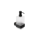 Genwec Pompei Matt Black Wall Mounted Soap Dispenser