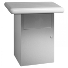 Prestige Under Counter Stainless Steel 18 Litre Waste Bin image on a white background - WP139/DP5603