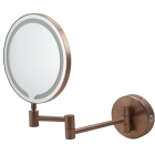 JTP Zoom Magnifying Shaving Mirror Brushed Bronze