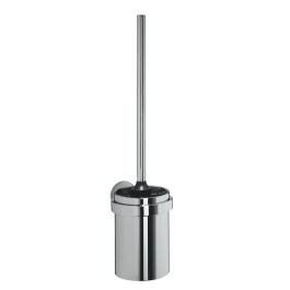 Prestige Chrome Stainless Steel Toilet Brush Set