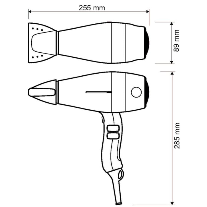 Swiss Silent Jet Lightweight Ionic Hair Dryer EPAVJB