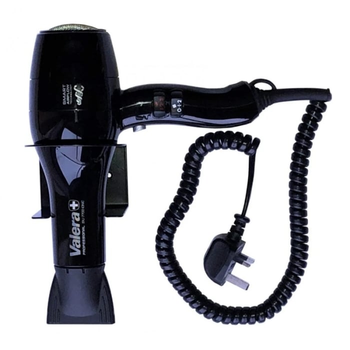 Valera Swiss Silent Jet 2000W Hair Dryer with Bracket - Black