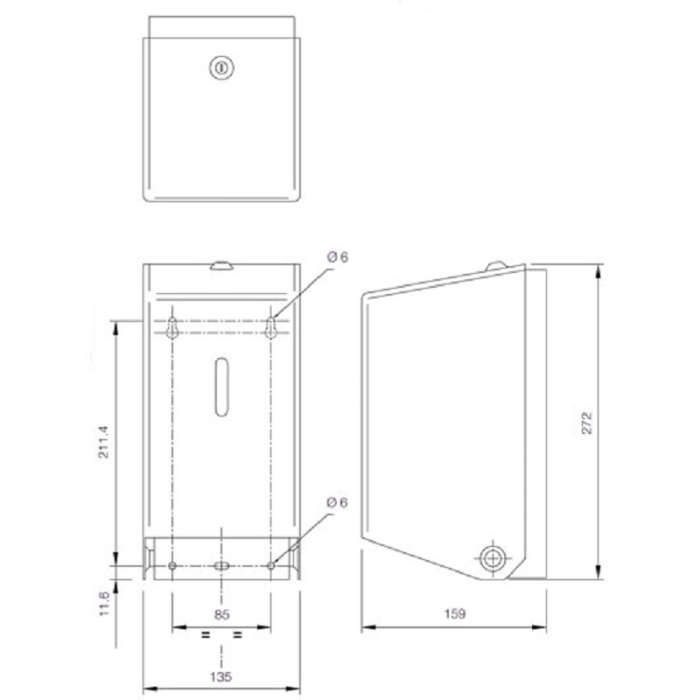 Prestige Brushed Pendimatic Ultimatic Toilet Roll Holder  CAD