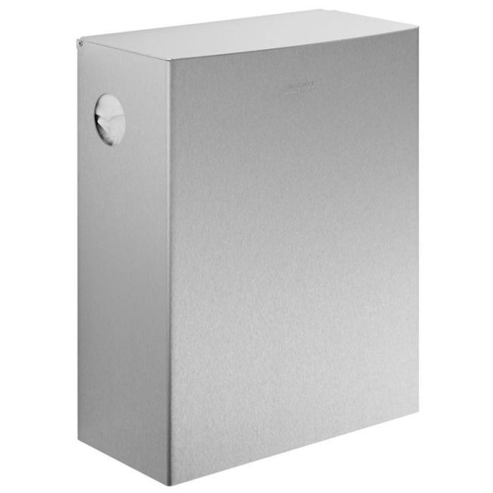 Prestige 12 Litre Stainless Steel Sanitary Bin  image on a plain white background - WP177-2