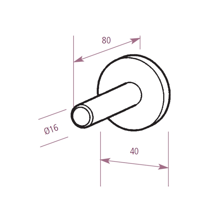 Toilet Roll Holder Spare Prestige AC222