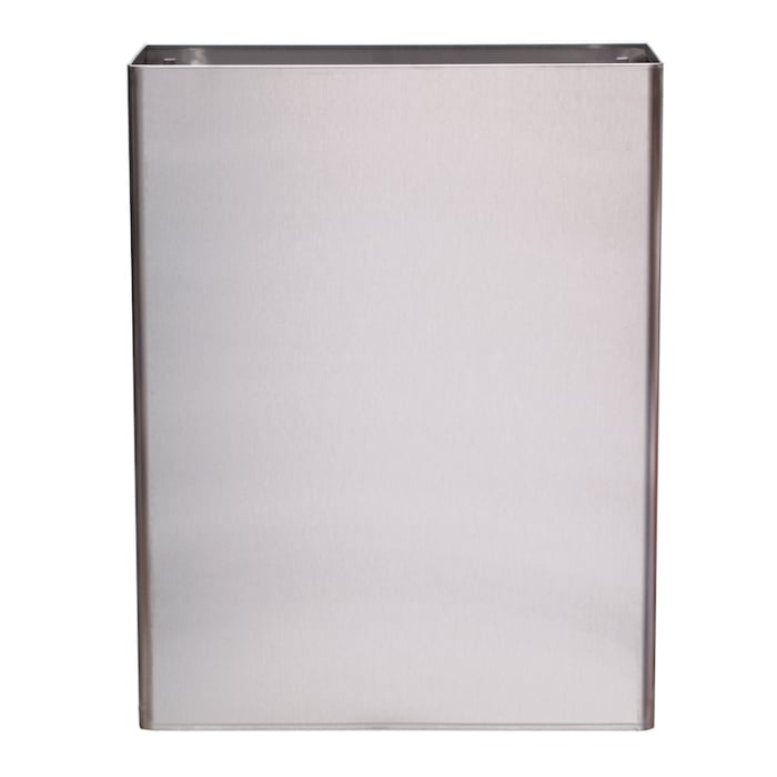 Bobrick Stainless Steel Wall Mounted Bin 24ltrs - Front