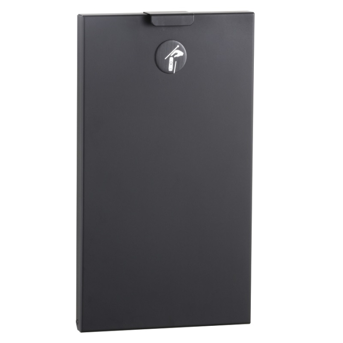 Bobrick 1.9L Recessed Sanitary Disposal - Matt Black - B3513.MBLK