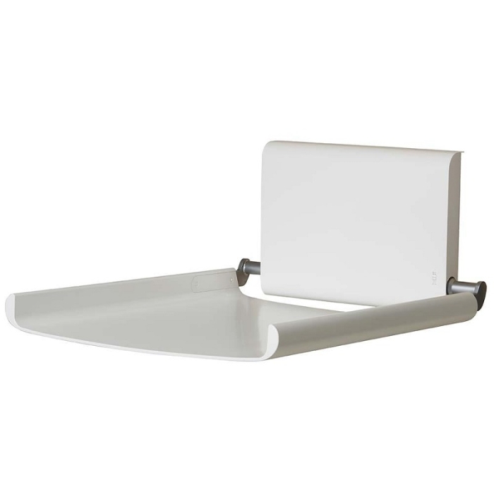 Designer Baby Changing Table White Aluminium