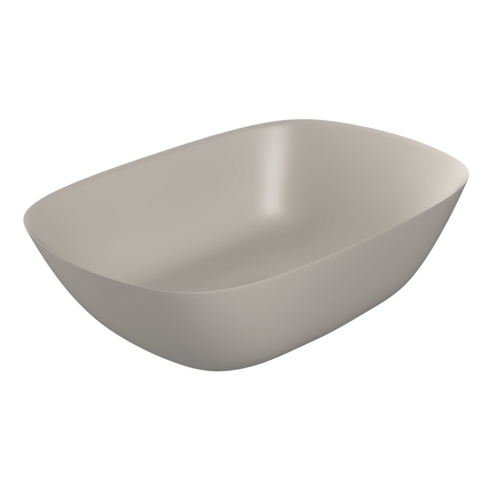 Prestige Bawtry Matt Latte 460 x 320mm Resin Countertop Wash Sink Basin image - CNPW109918