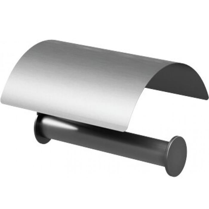 Genwec Nimbus Brushed Metal Single Toilet Roll Holder With Cover
GW05760409B