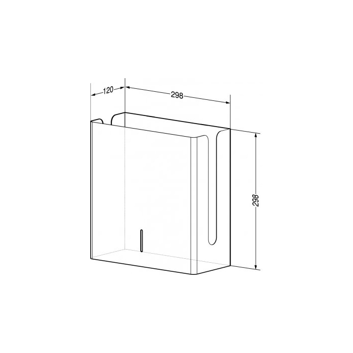 Luxury Open Top Paper Towel Dispenser