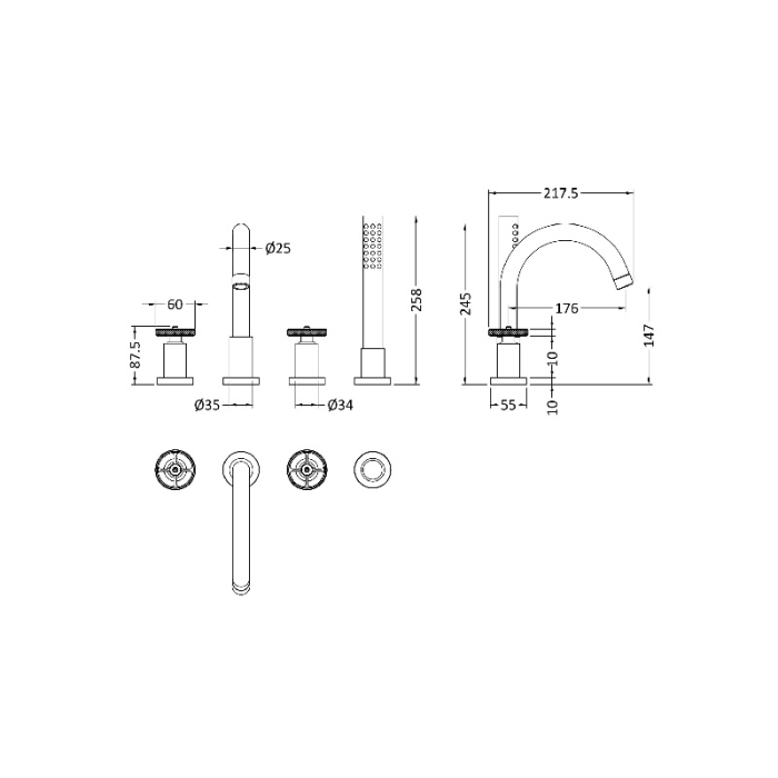 Revolution 4 Hole CAD