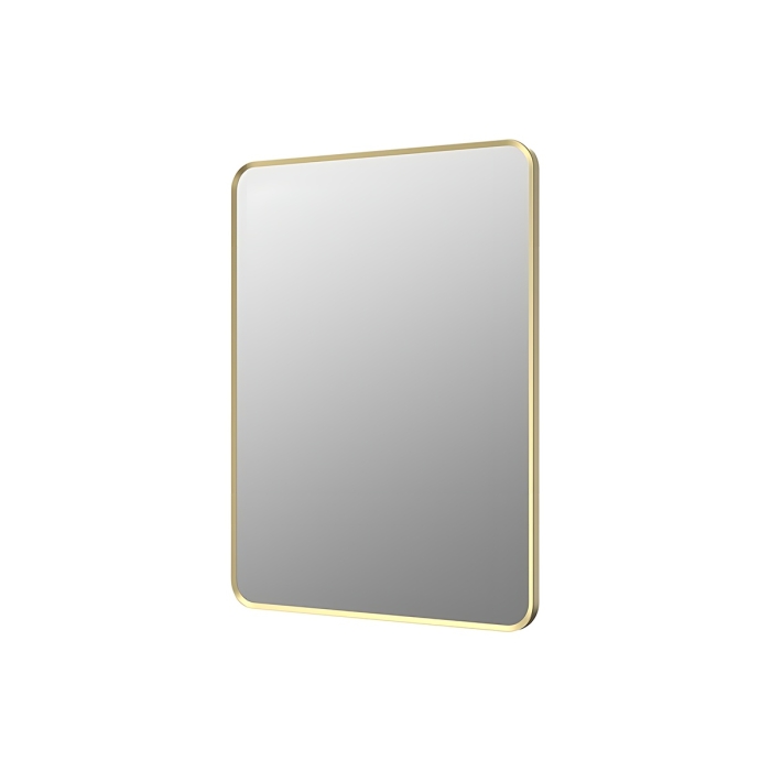 Yorvik Brushed Brass Rectangle Mirror - 600x800mm CNPW106268