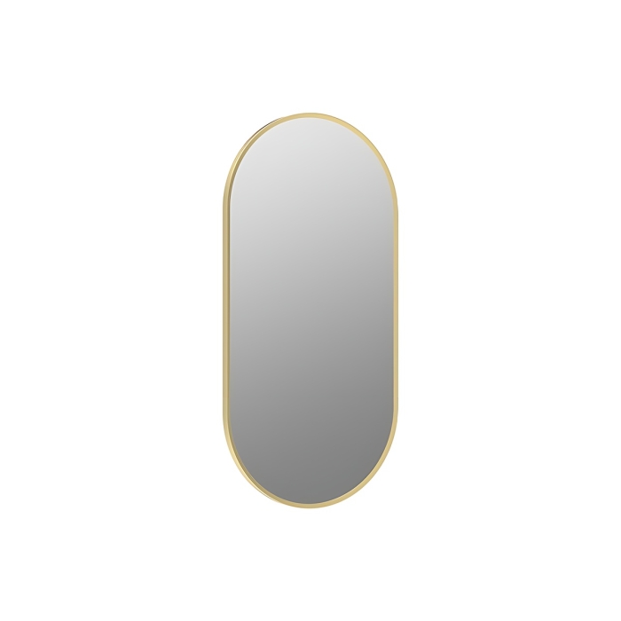 Yorvik 800mm x 400mm Oblong Mirror - Brushed Brass CNPW106265
