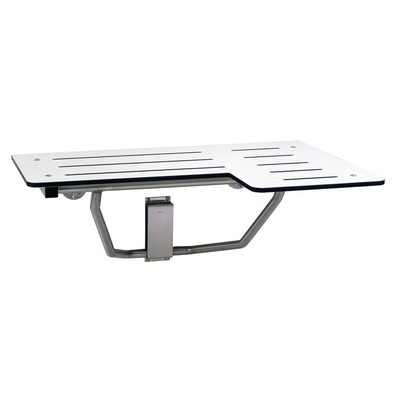 Surface-Mounted Reversible Folding Shower Seat