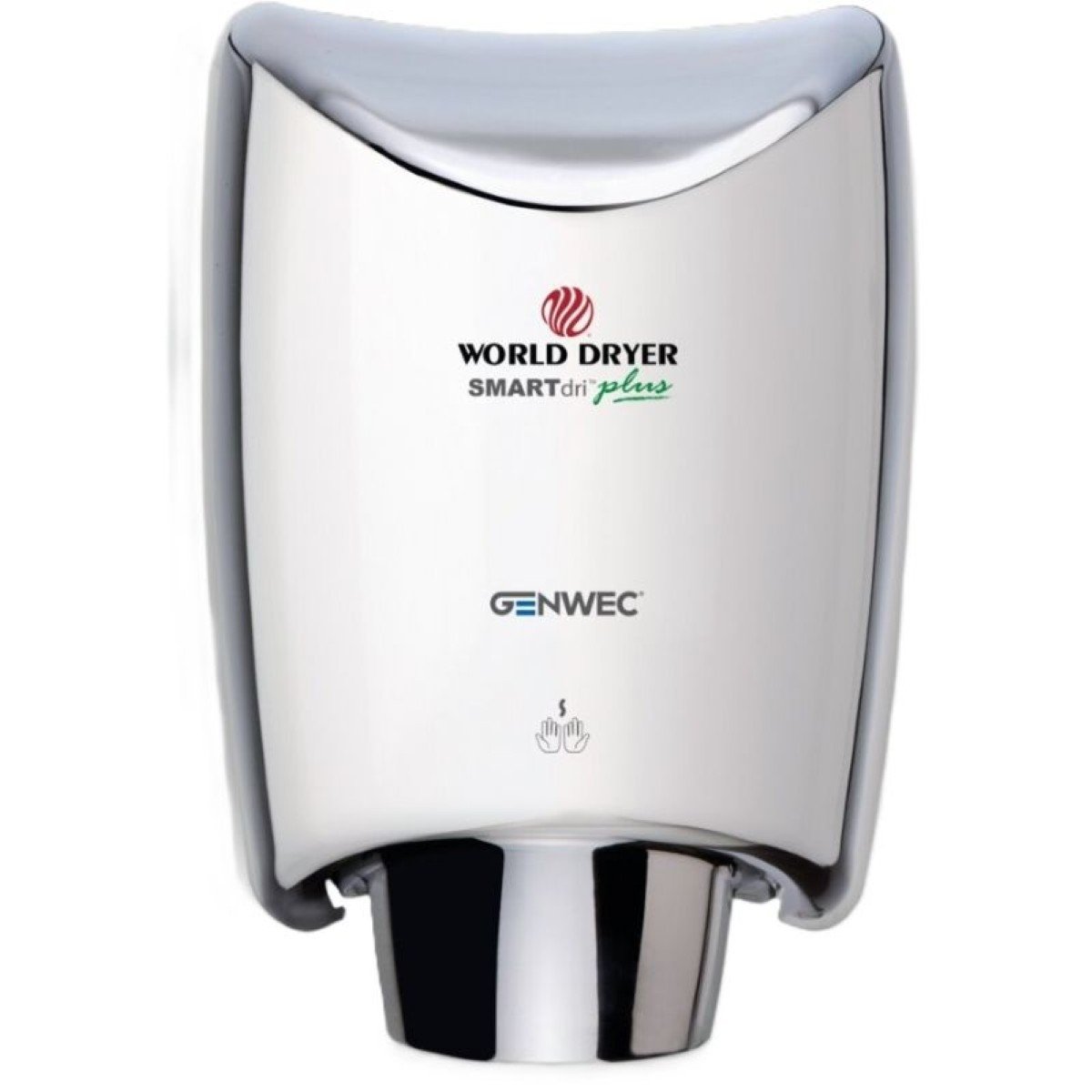Genwec World SMARTdri Plus Hand Dryer Polished Chrome