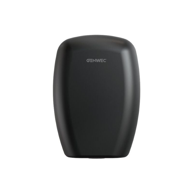 Genwec Neo 800W Hand Dryer Matt Black Stainless Steel image on a white background - GW01170403