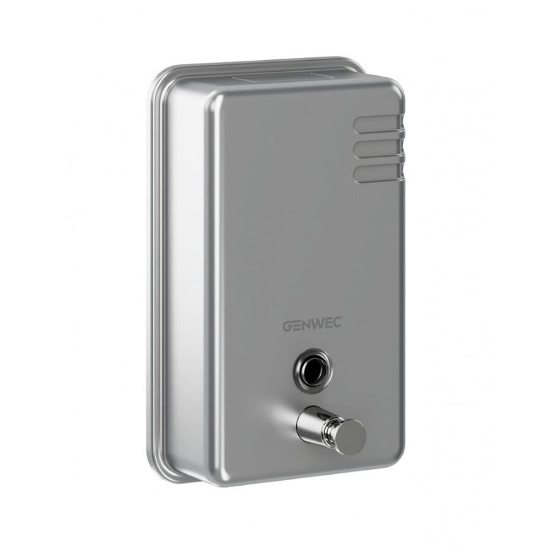 Genwec Vertical Soap Dispenser 1100ml Stainless Steel - Brushed