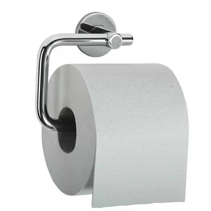 Single Toilet Roll Holder Chrome Nickel Prestige