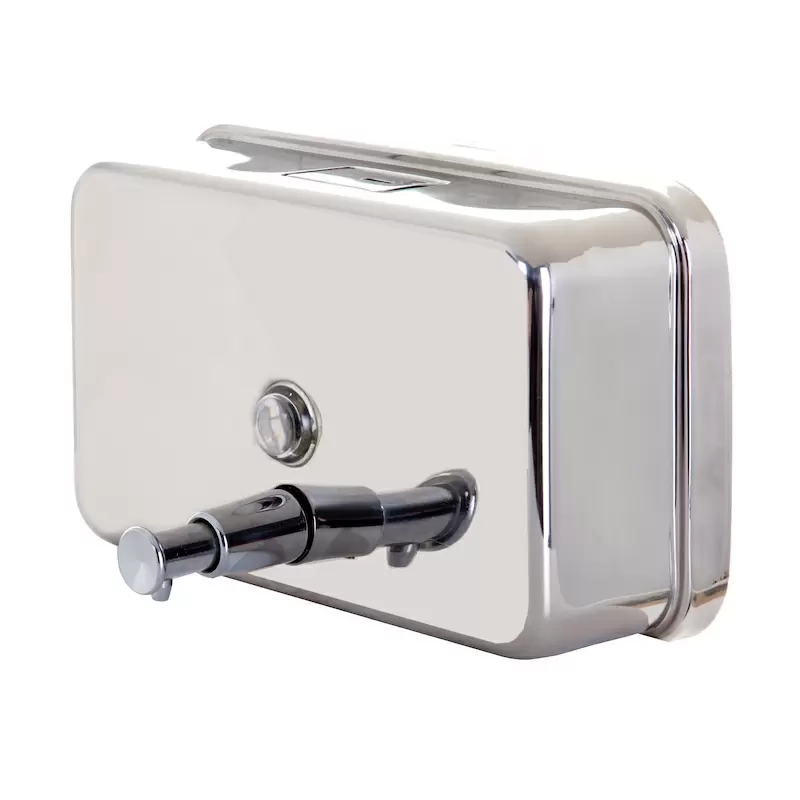 Chrome soap dispenser store