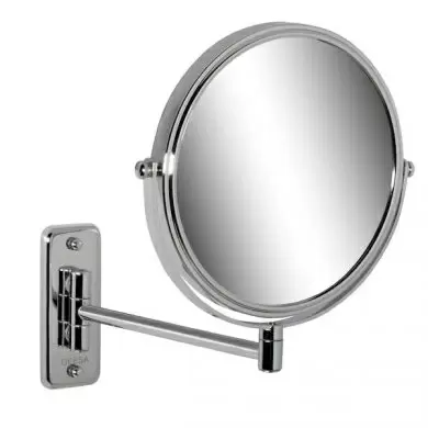 Magnifying shaving mirror shop with light