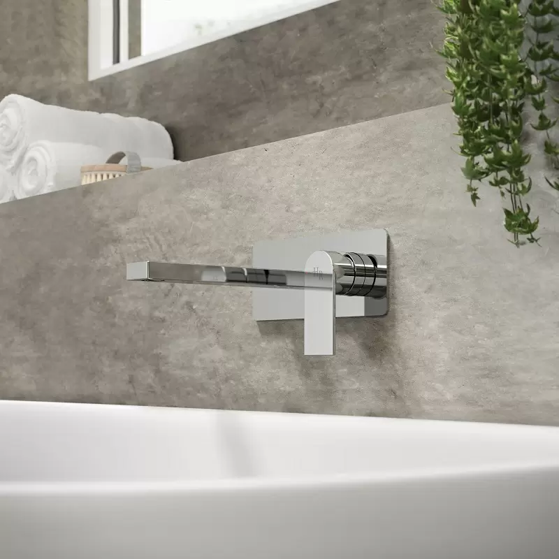 Wall mounted hot sale taps