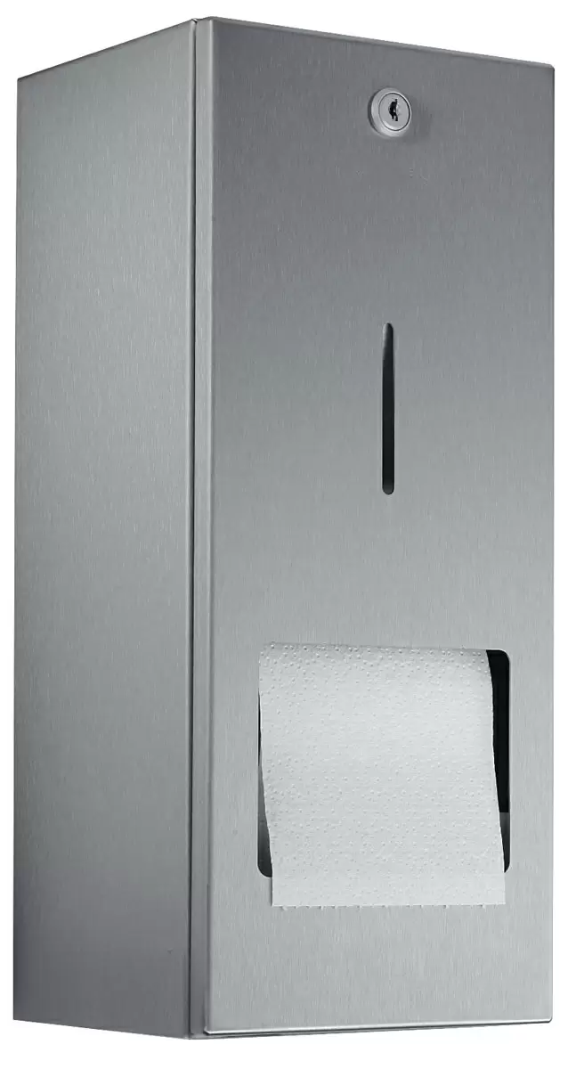 Double Roll Toilet Tissue Paper Dispenser Washroom