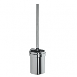 Prestige Chrome Stainless Steel Toilet Brush Set