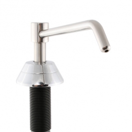 Brushed Stainless Steel Counter Mounted Soap Dispenser 