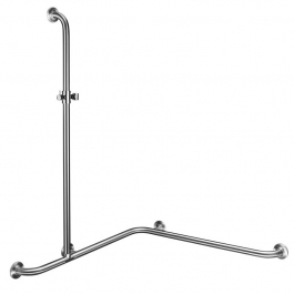 Prestige Grab Rail with shower Rail and shower Riser