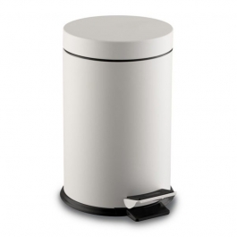 Prestige Ecoline Stainless Steel Pedal Bin 3L - 20L Capacity - White Steel