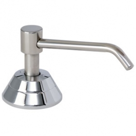 Vanity Top Chrome Plated Soap Dispenser