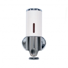 Shower Soap Dispensers White ABS Stainless Steel