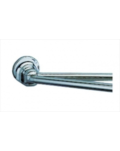 Prestige Hotel Polished Chrome Plated Double Towel Rail 435mm - NF16408B