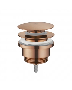 JTP Vos Universal Basin Waste - Brushed Bronze close up image - 21709SUNBRZ