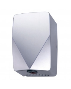 V-Dry Compact Hand Dryer Brushed Stainless Steel 1350W