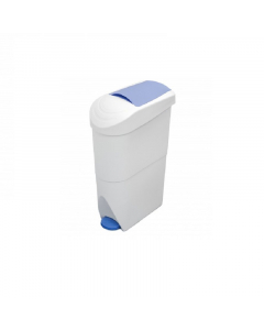 White sanitary bin