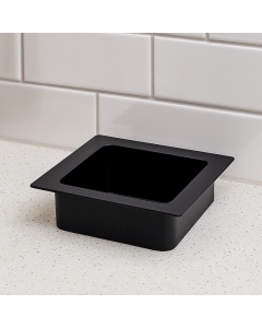 Prestige 108mm Matt Black Sugatsune Square Waste Chute 