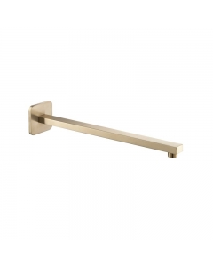 JTP Hix 380mm Brushed Brass Wall Mounted Shower Arm