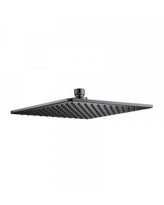 JTP Hix 250mm Brushed Black Ceiling Mounted Shower Head