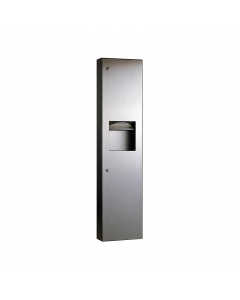 Surface-Mounted Paper Towel Dispenser Waste Bin 14ltrs