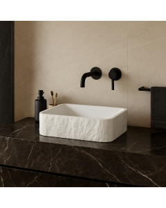 Scudo Rok Rectangle Sink Basin - White - ROK-REC-400X280-WTE - IN SITU