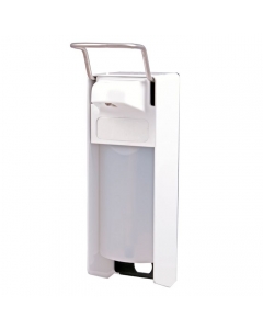 Prestige White Metal Short Lever Soap Dispenser 500ml - 8005