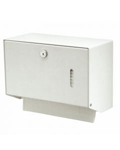 Prestige Mediq White Metal Hand Towel Dispenser Small  - ME8165 