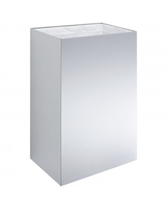 Prestige 60 Litre Stainless Steel Waste Bin image on a white background - WP183/DP5403