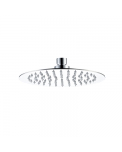 JTP Glide Polished Chrome Round Ultra-Thin 400mm Overhead Shower image - GLR400