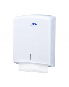 White Plastic Paper Towel Dispenser