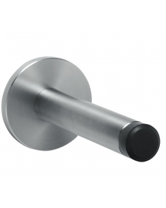 Wall Mounted Long Door Buffer Chrome Nickel Prestige