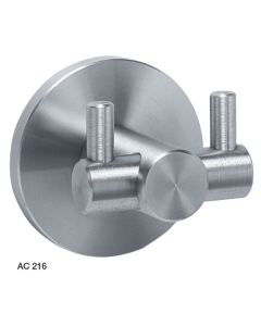 Prestige Chrome Twin Stainless Steel Robe Hook 45mm