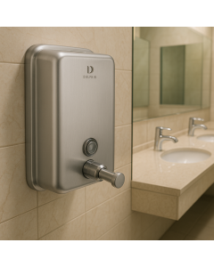 Dolphin Stainless Steel Vertical Soap Dispenser in Situ  - BC923